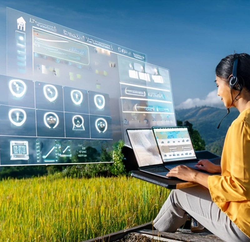 Interfejs kursu z analizą postępów